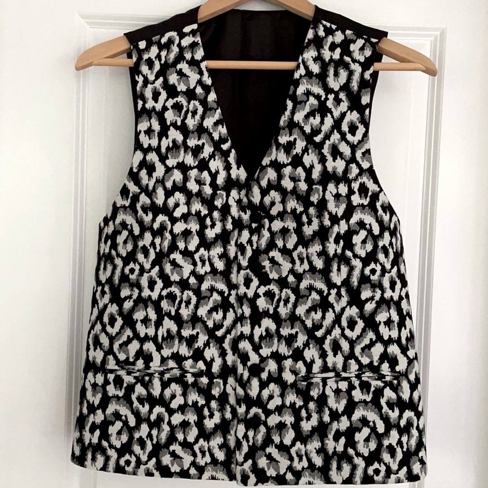 Leopard Print Vest